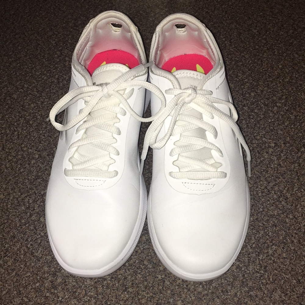 White sneakers